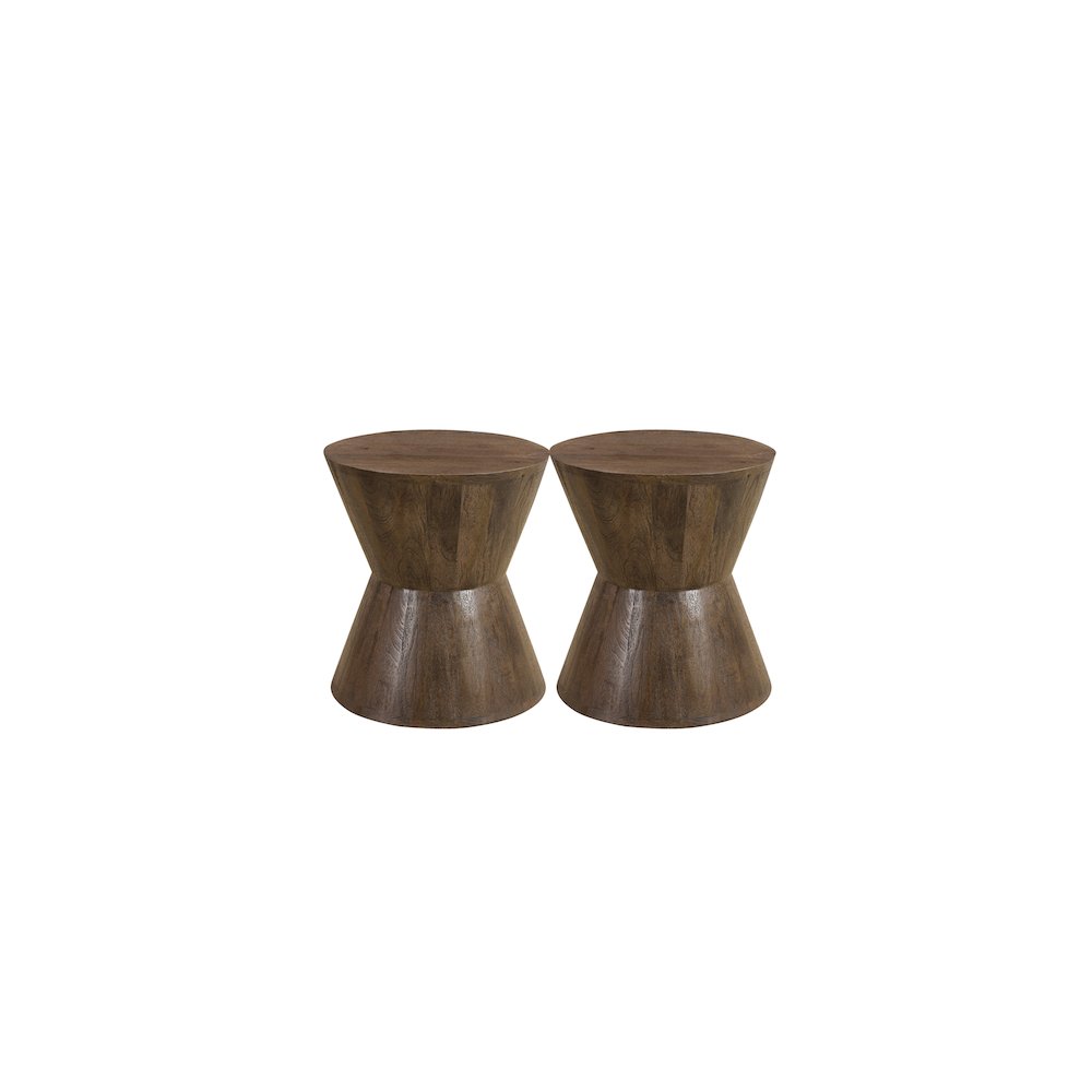 Reed 3-piece Solid Wood Living Room Table Set. Picture 4