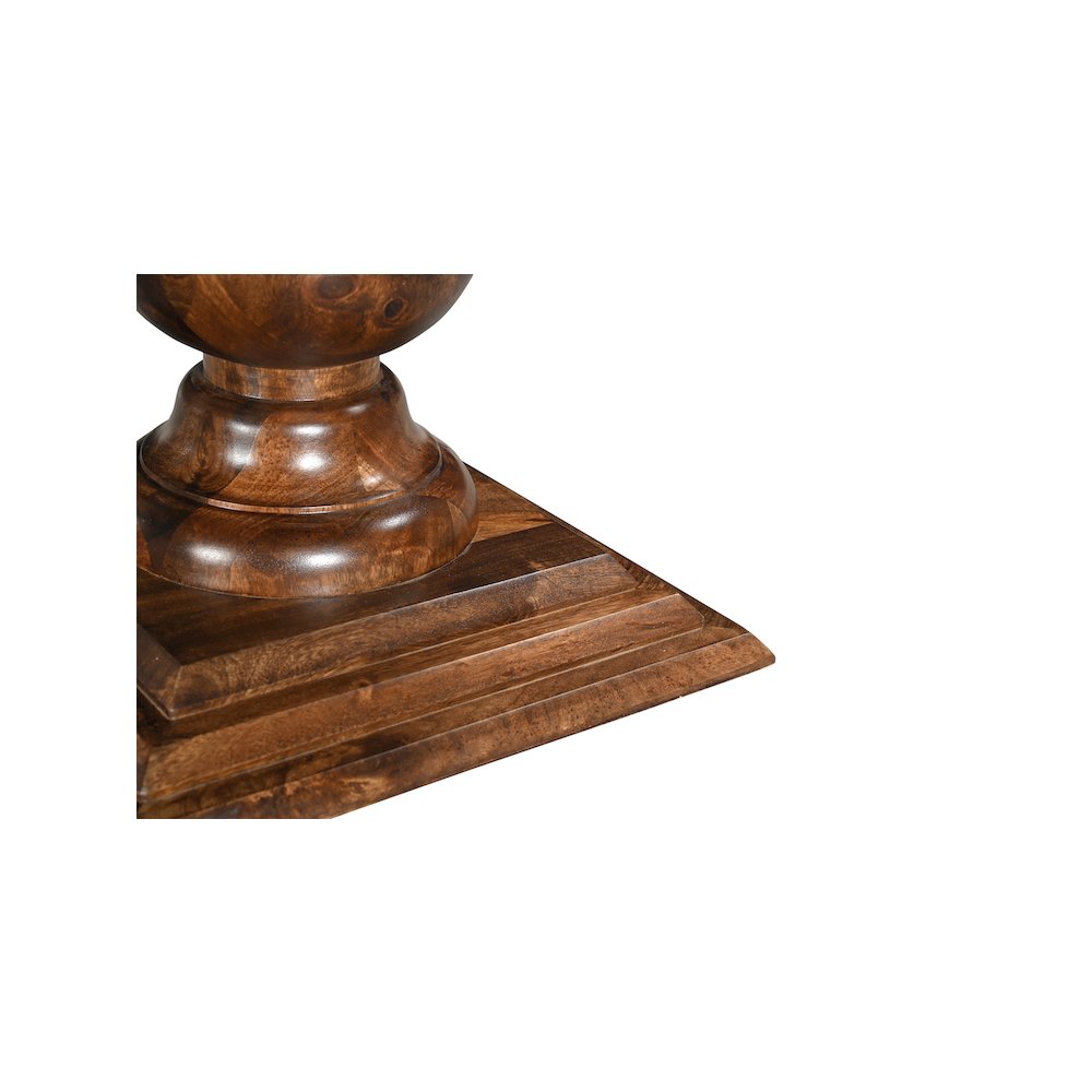 Adrien 75" Solid Wood Double Pedestal Dining Table. Picture 6