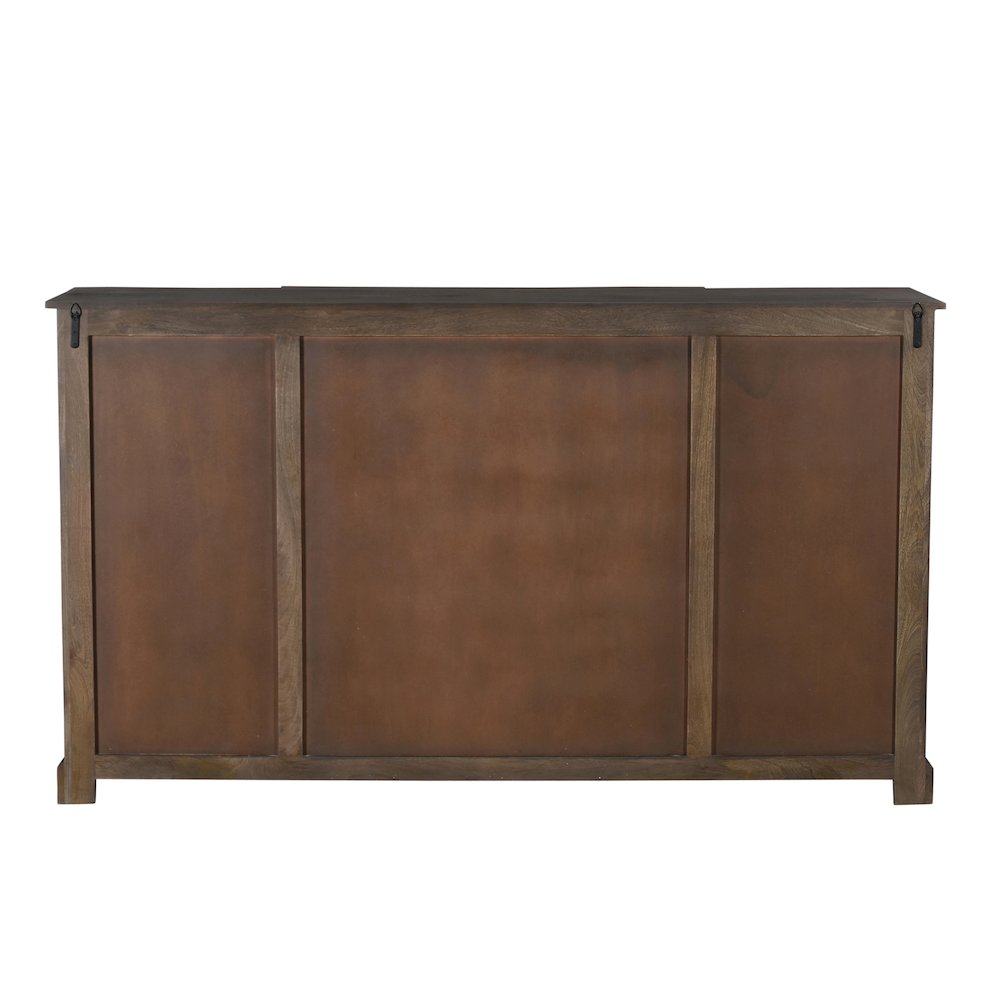 Lennox 4-door Carved Solid Wood Sideboard. Picture 9