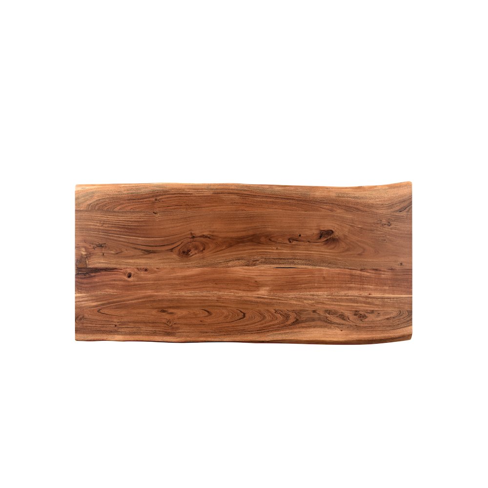 Oren Live Edge Solid Wood Coffee Table. Picture 4