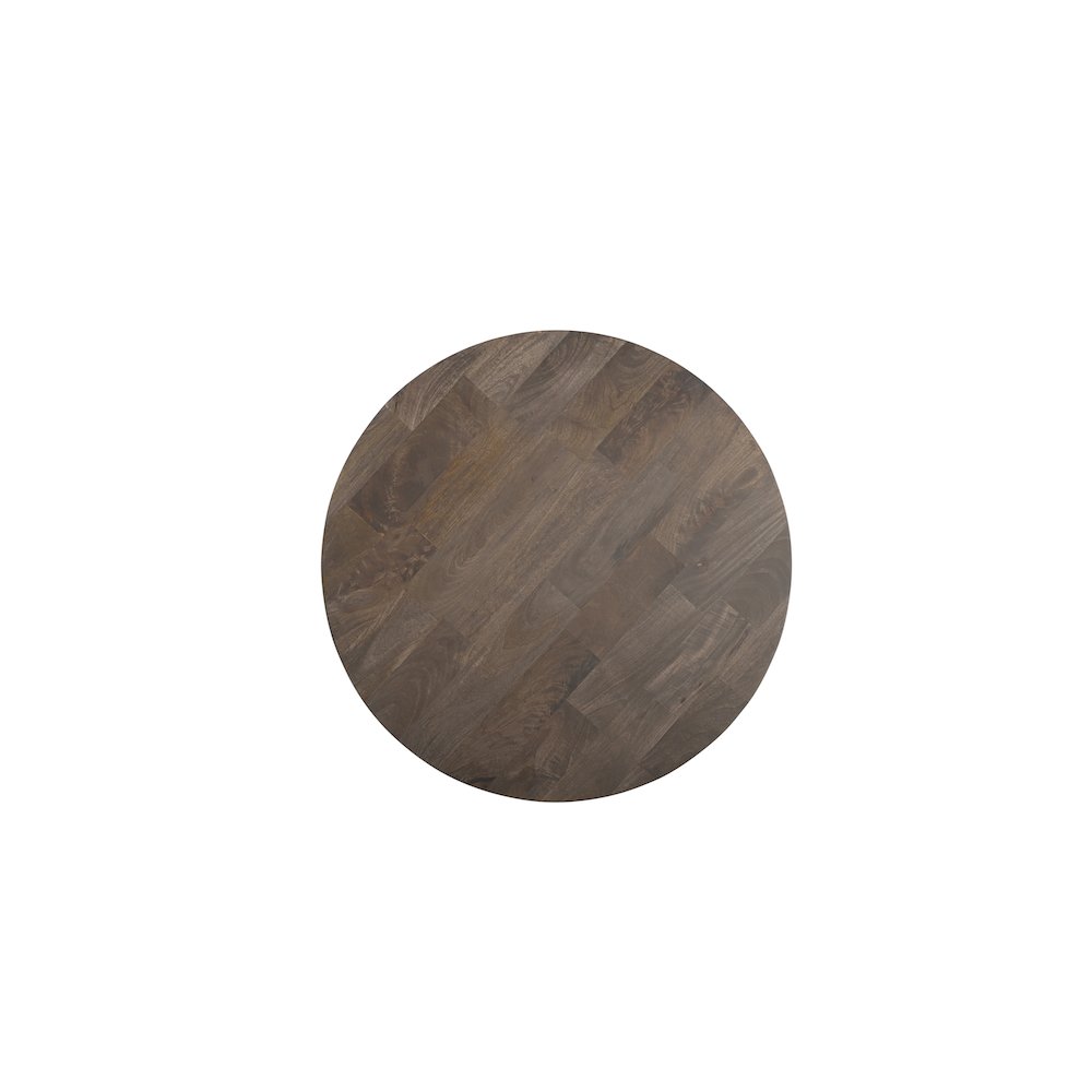 Adrien Round Solid Wood Coffee Table. Picture 5