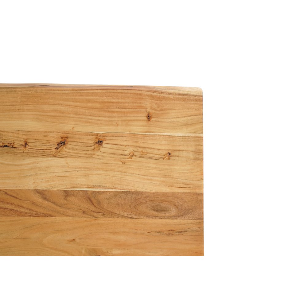 Savoy 108" Live Edge Solid Wood Dining Table. Picture 4