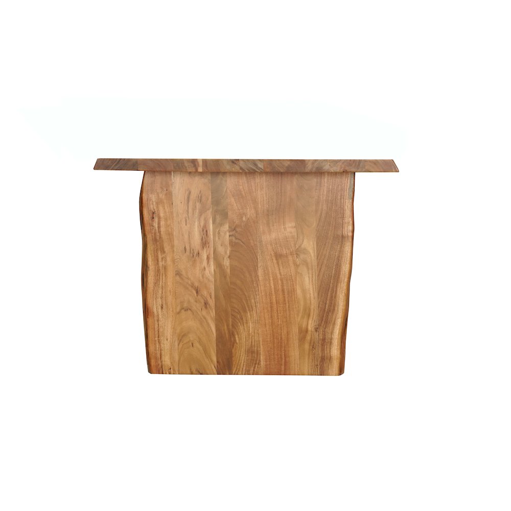 Savoy 72" Live Edge Solid Wood Dining Table. Picture 5