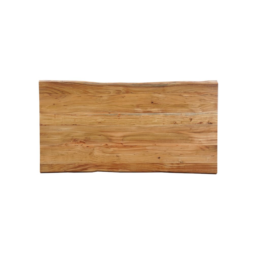 Savoy 72" Live Edge Solid Wood Dining Table. Picture 4