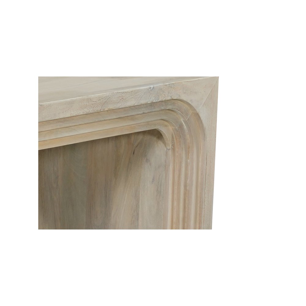 Renith Solid Wood Coffee Table. Picture 3