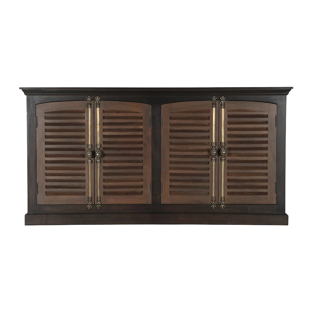 Lennox 4-door Shutter Solid Wood Sideboard. Picture 2