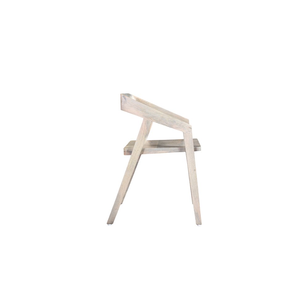 Reed Solid Wood Armchair. Picture 4