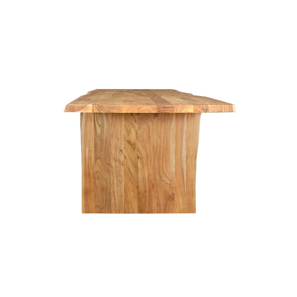 Savoy 108" Live Edge Solid Wood Dining Table. Picture 6
