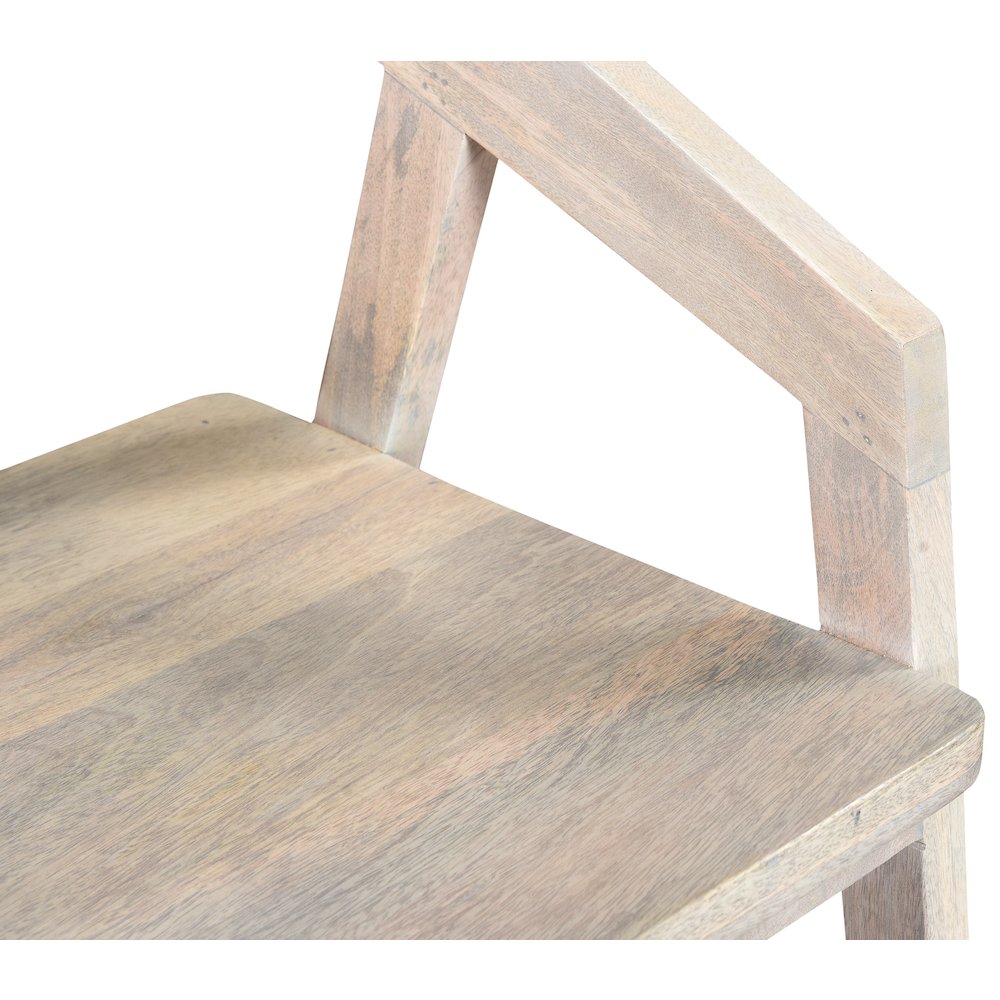 Reed Solid Wood Armchair. Picture 3