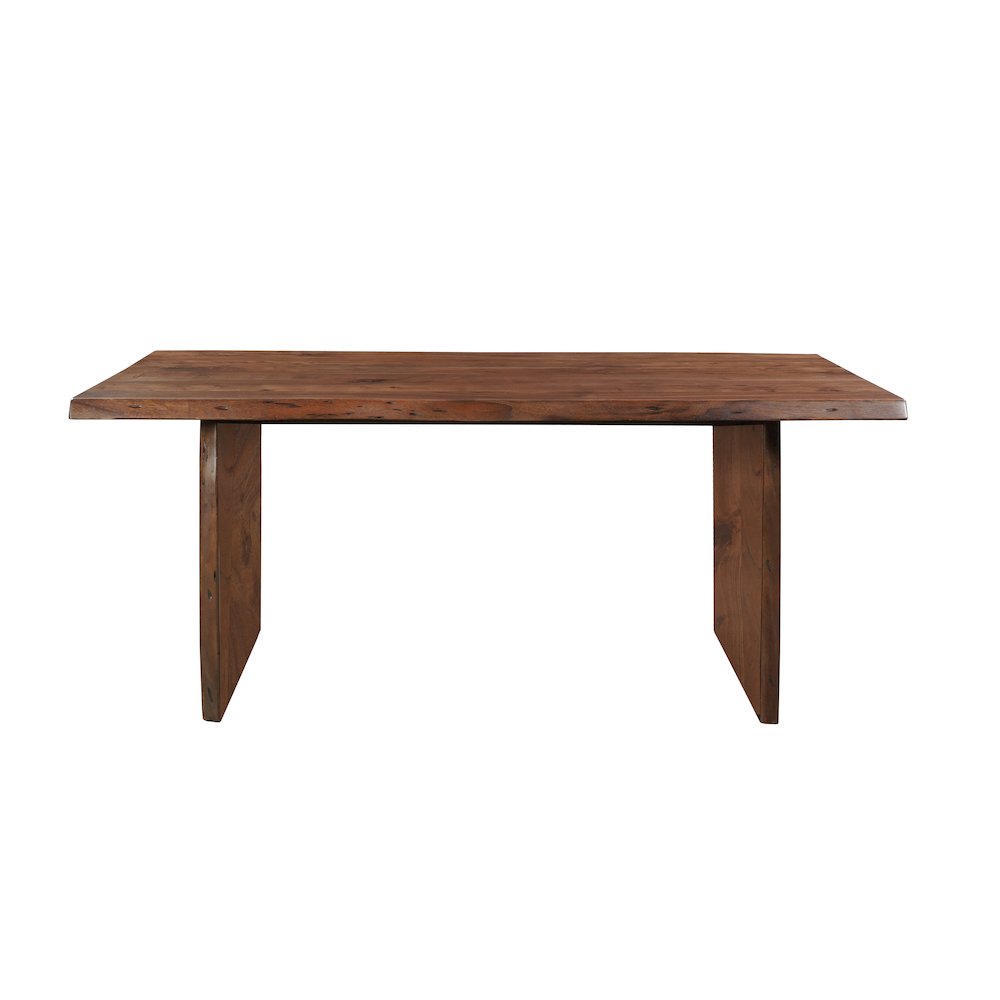 Savoy 7-piece Live Edge Solid Wood Dining Set. Picture 3