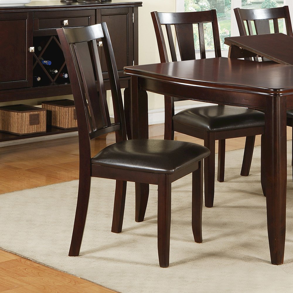 Charlton Slat Back Dining Side Chairs in Espresso, Set of 2. Picture 2