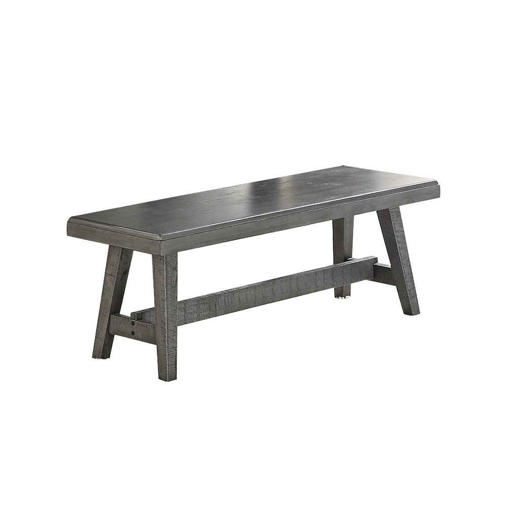 Simple Relax Dining Bench, Grey. Picture 1