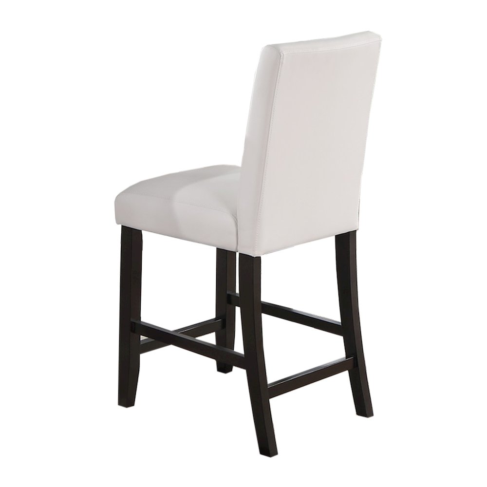 5 Piece Faux Marble Top Counter Height Dining Set with Faux Leather Upholstered. Picture 4