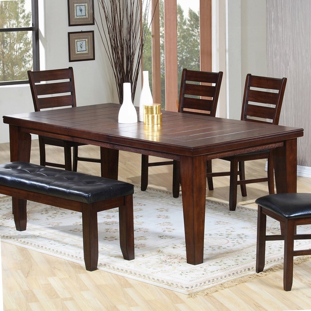 Simple Relax Dining Table, Cherry. Picture 2