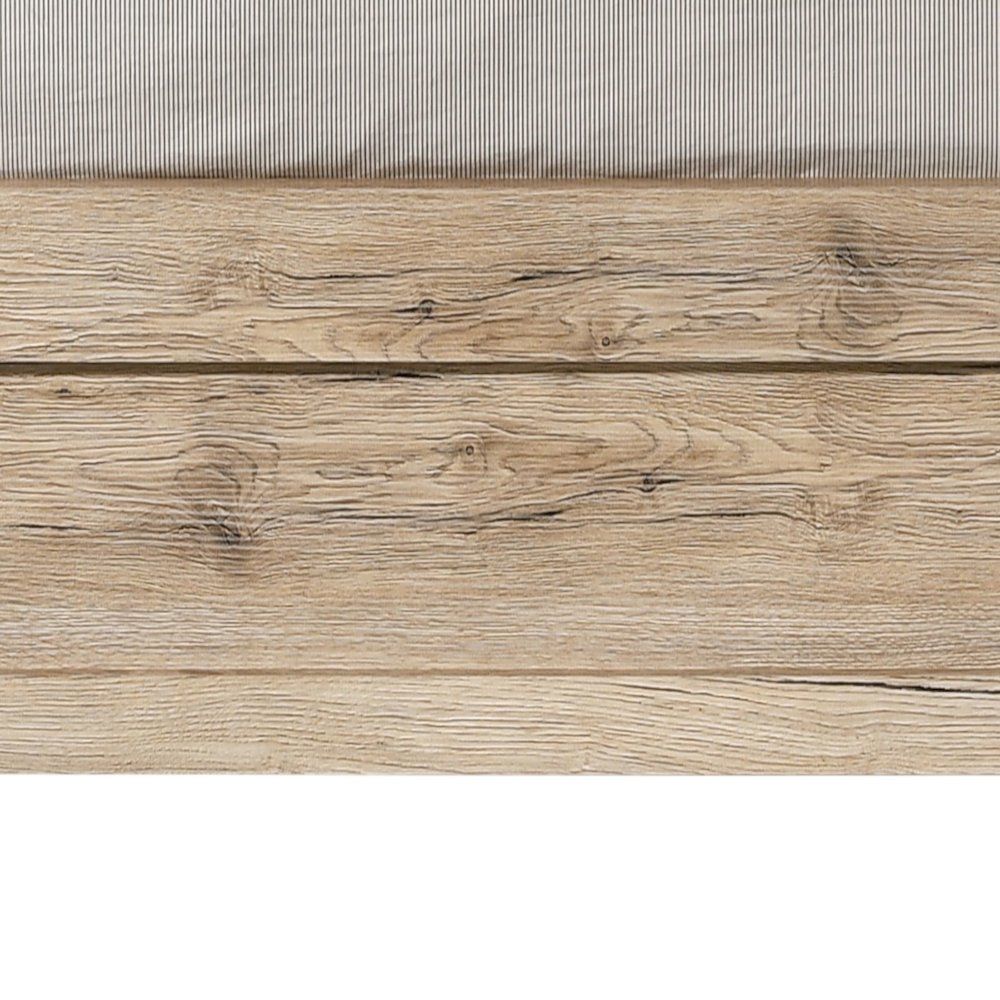 Wooden Queen Panel Bed in Natural Finish. Picture 5