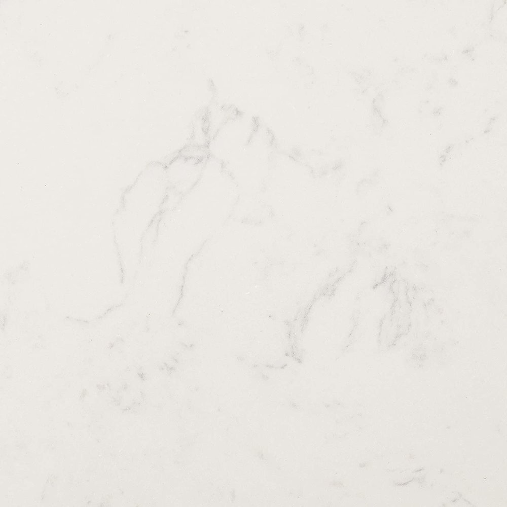 Round Marble Top Dining Table in White and Salvage Dark Oak. Picture 4