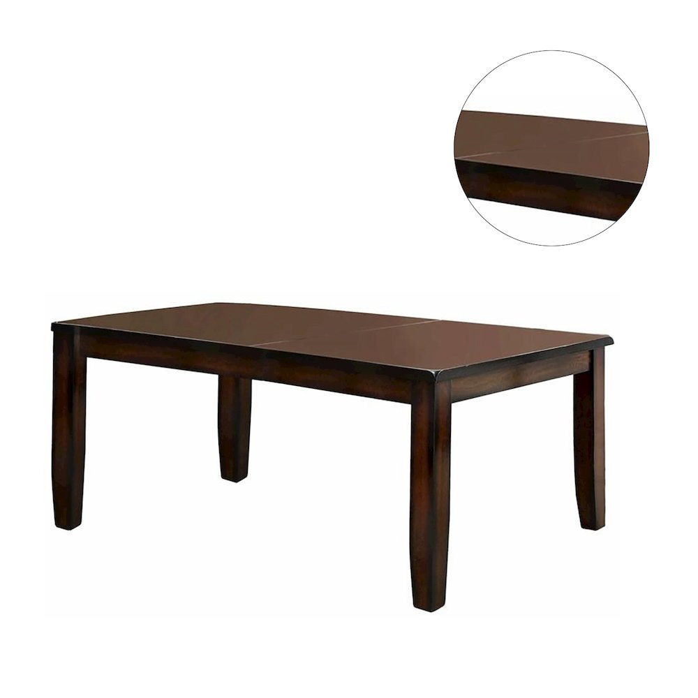 Rectangular Dining Table in Dark Cherry. Picture 3