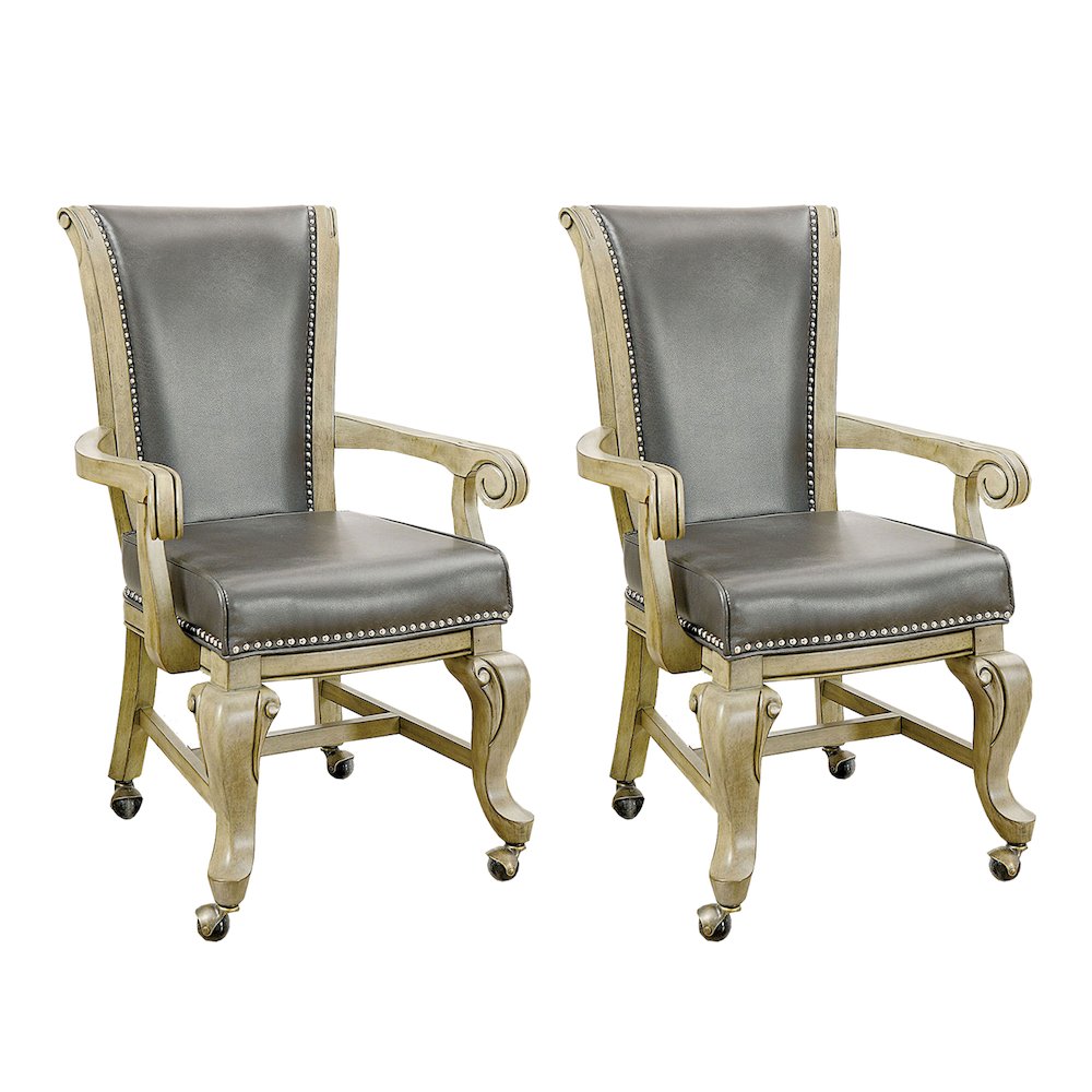 Simple Relax Dining Chair, Grey Set of 2. Picture 1