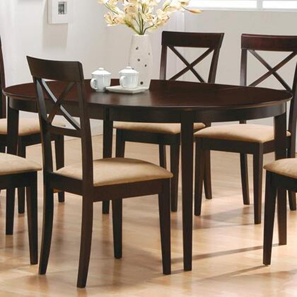 Wooden Dining Table in Cappuccino Finish. Picture 2
