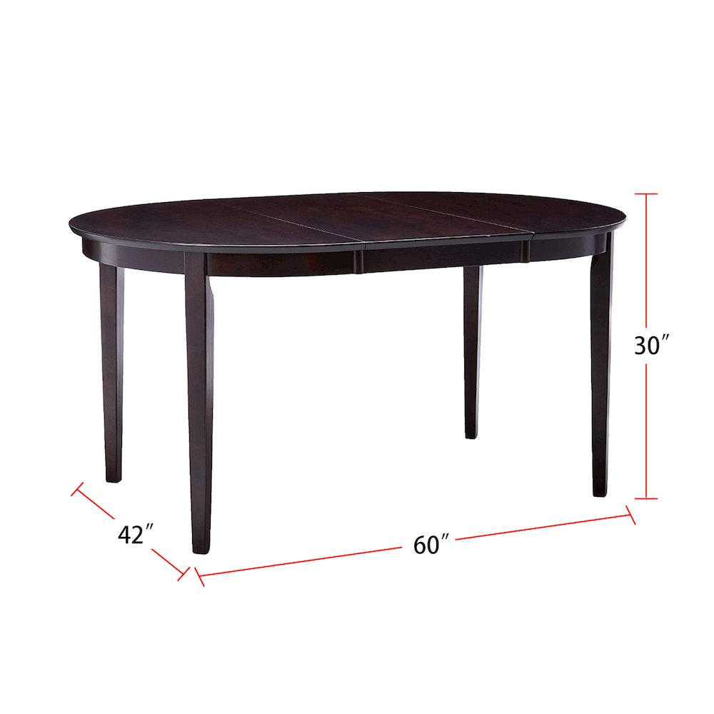 Wooden Dining Table in Cappuccino Finish. Picture 3