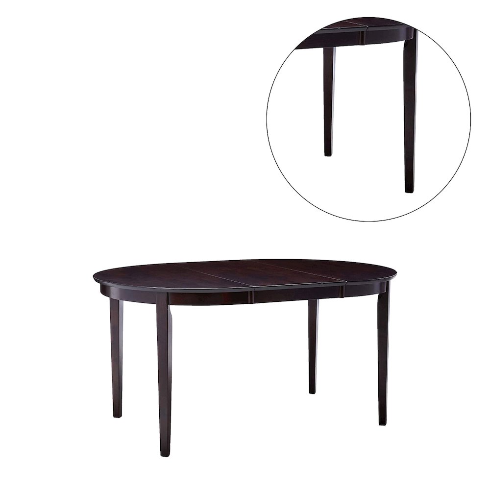 Wooden Dining Table in Cappuccino Finish. Picture 4