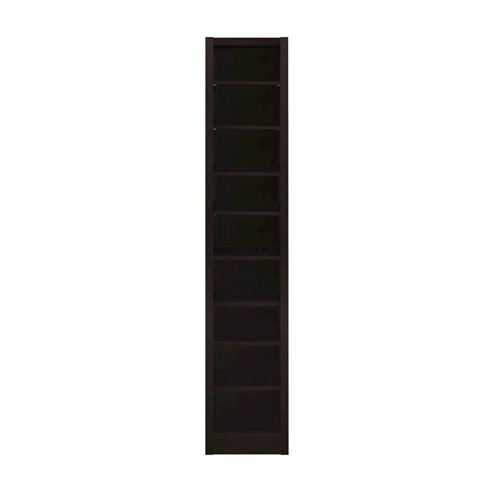 Rectangular Bookcase With 2 Fixed Shelves, Cappuccino. Picture 4