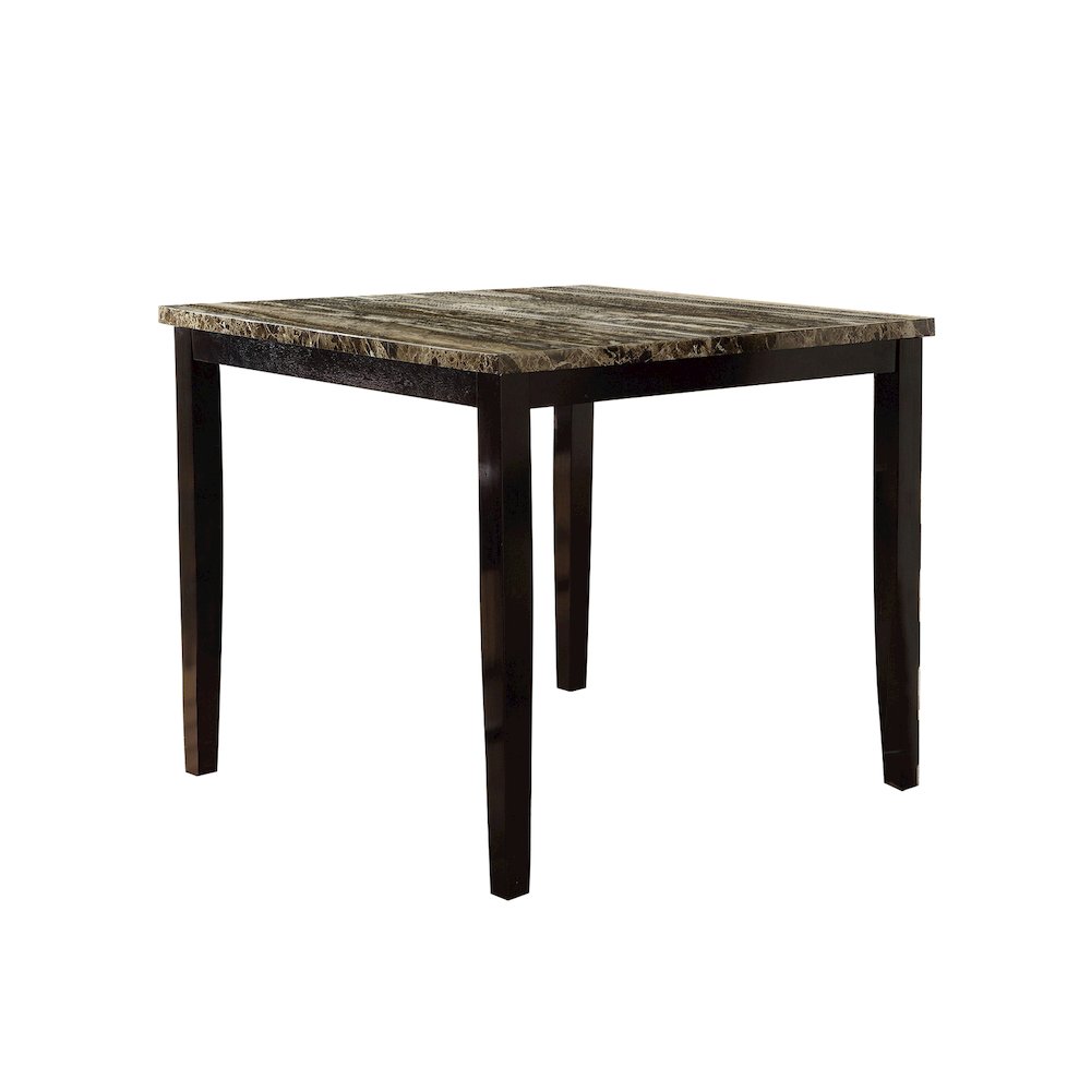 Square Counter Height Dining Table in Brown