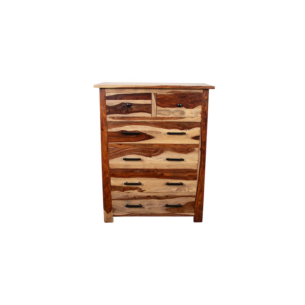 Porter Designs Kalispell Solid Sheesham Wood Chest, Natural. Picture 3