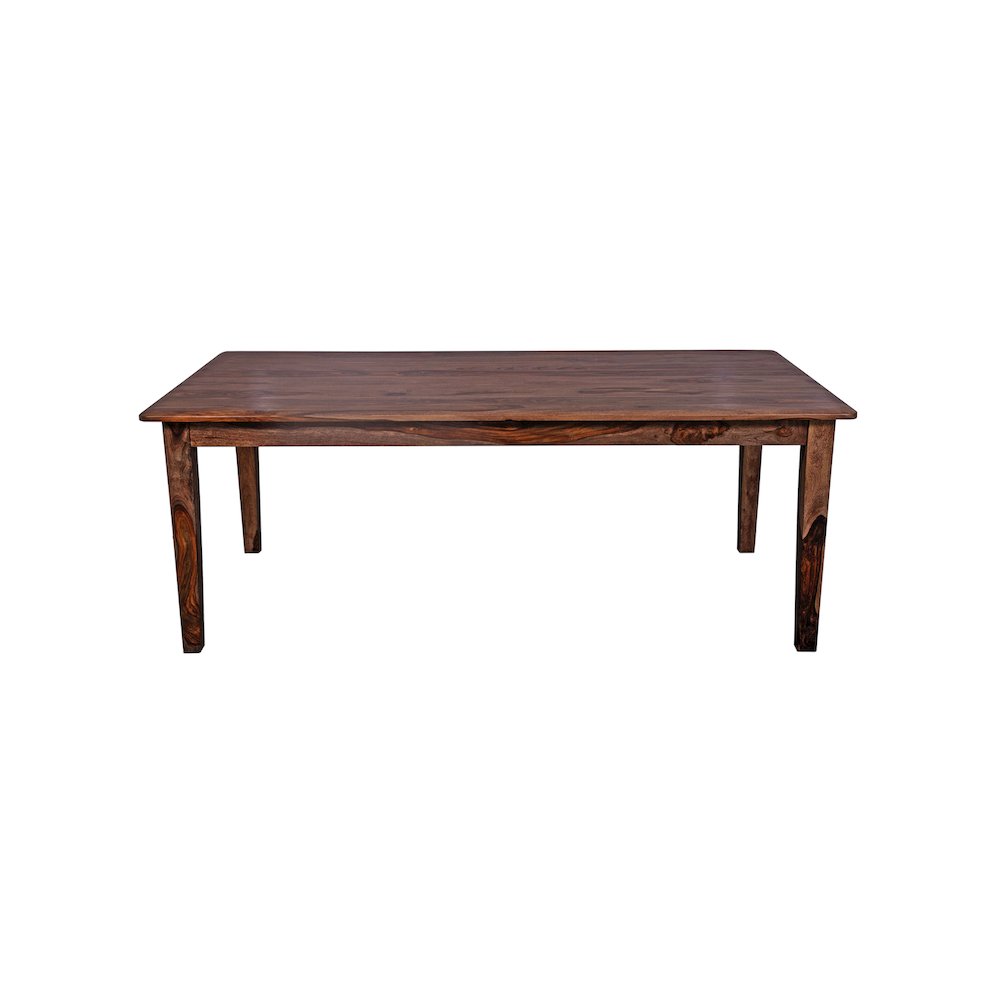 Porter Designs Sonora Solid Sheesham Wood Dining Table, Brown. Picture 3