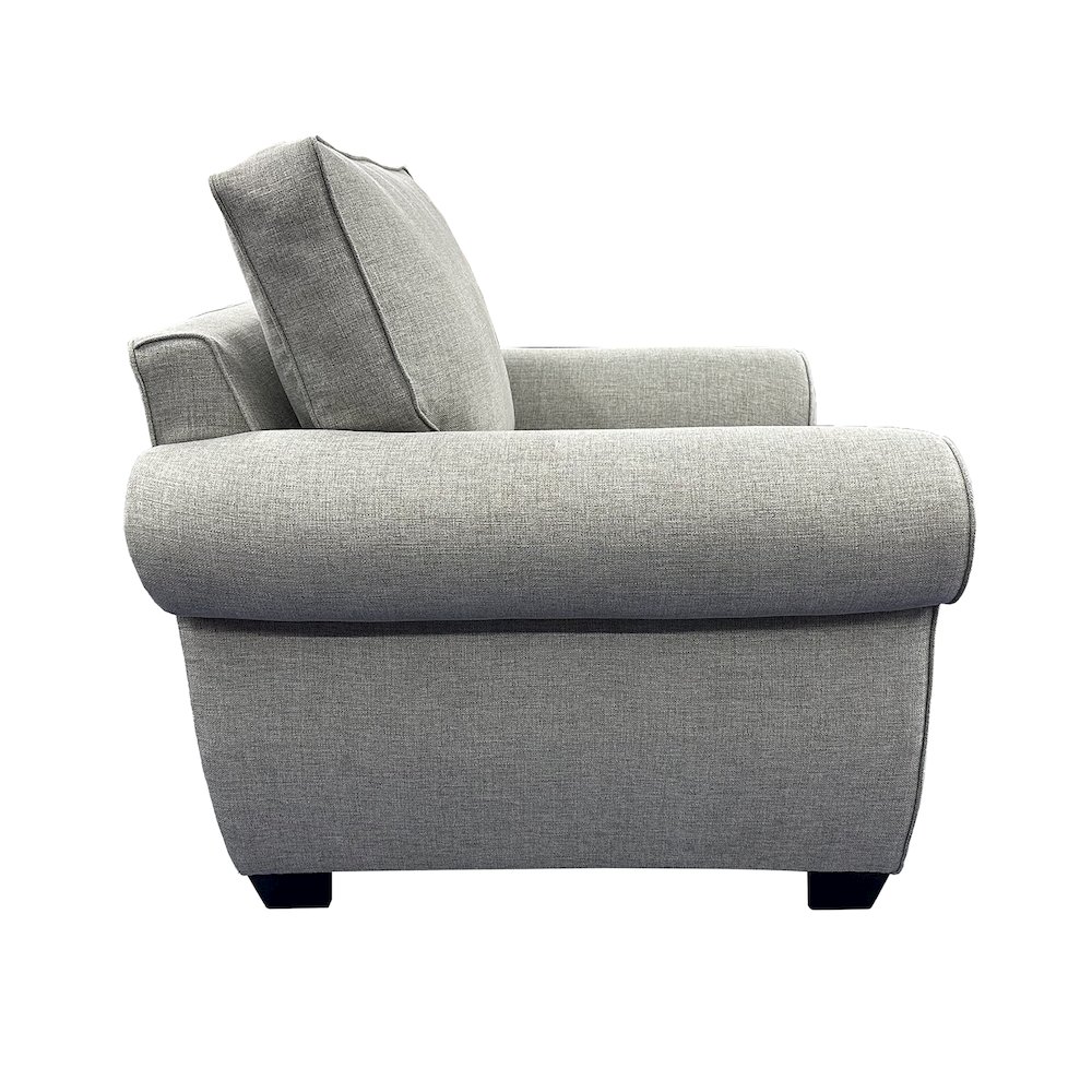 Oasis Transitional Chair, Gray. Picture 4