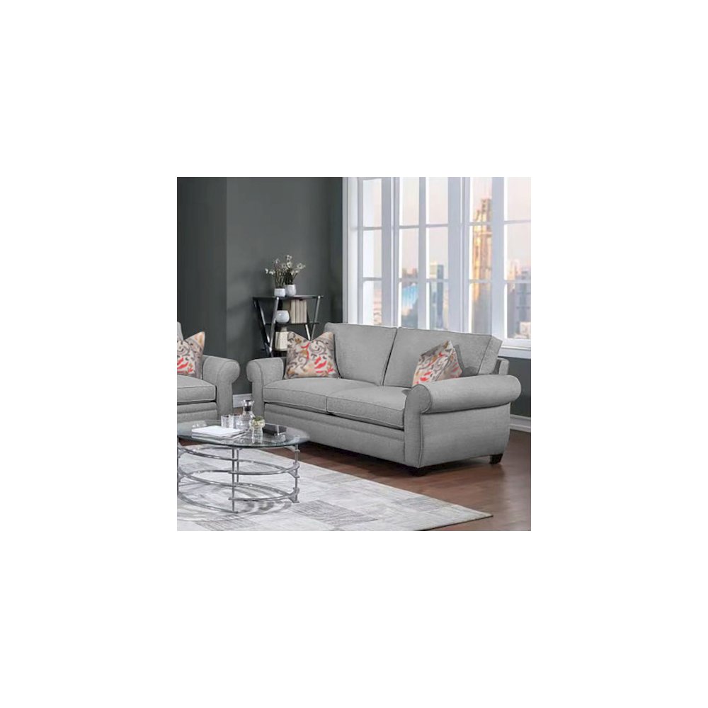 Oasis Transitional Sofa, Gray. Picture 6