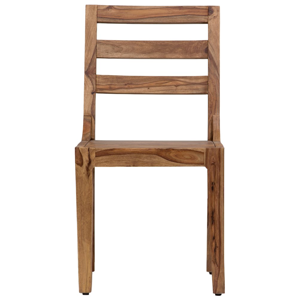 Porter Designs Urban Solid Sheesham Wood Dining Chair, Brown (Set of 2). Picture 6