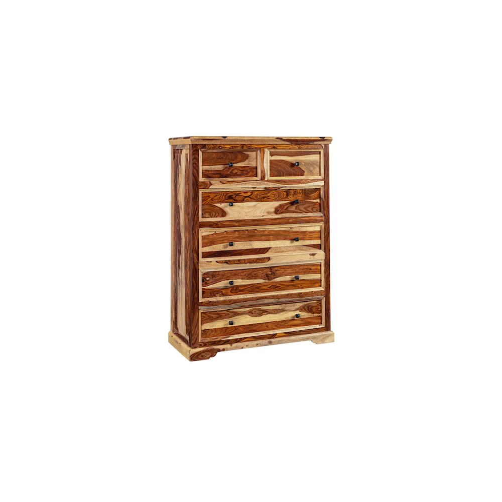 Porter Designs Taos Solid Sheesham Wood Chest, Natural. Picture 8