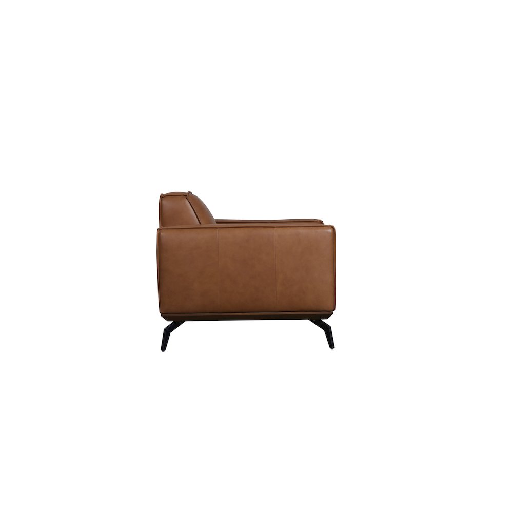 Porter Designs Carina Top Grain Leather Chair, Brown. Picture 3