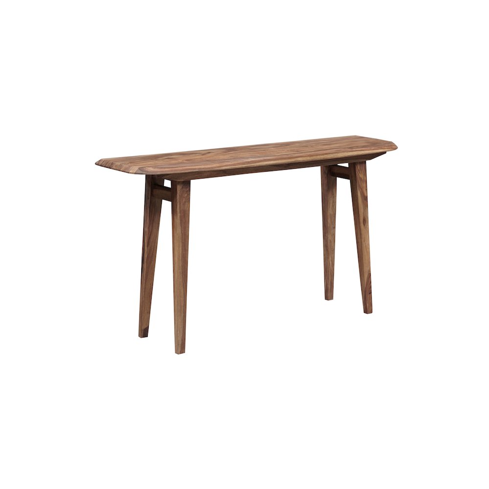 Porter Designs Fusion Solid Sheesham Wood Console Table, Natural. Picture 6