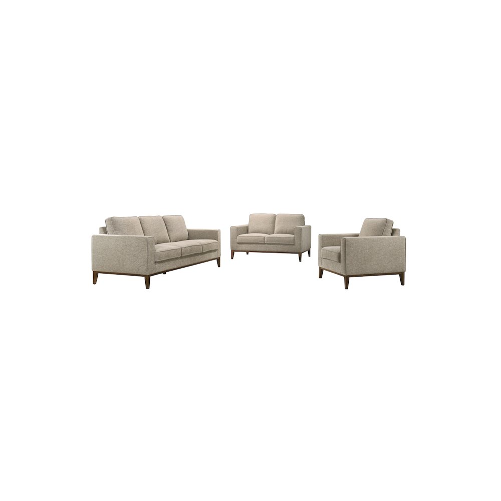 Porter Designs Annie Wood Trim Chair, Cream. Picture 6