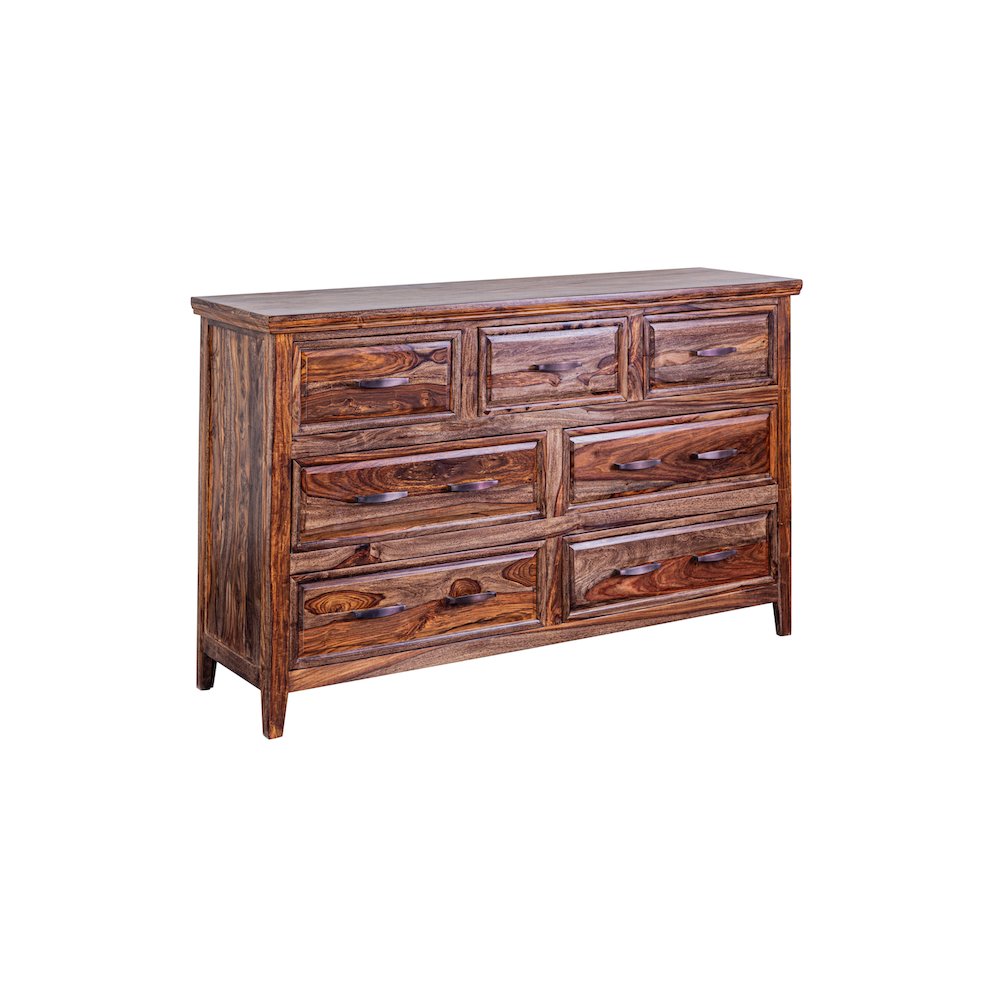 Porter Designs Sonora Solid Sheesham Wood Dresser, Brown. Picture 1