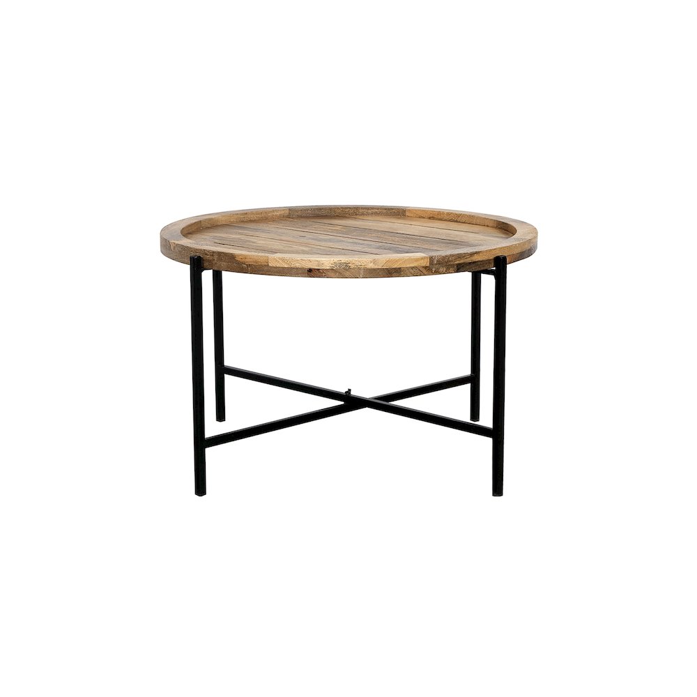 Porter Designs Camden Solid Wood Coffee Table, Natural. Picture 6
