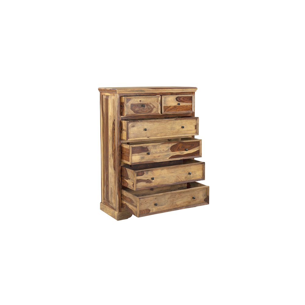 Porter Designs Taos Solid Sheesham Wood Chest, Natural. Picture 9