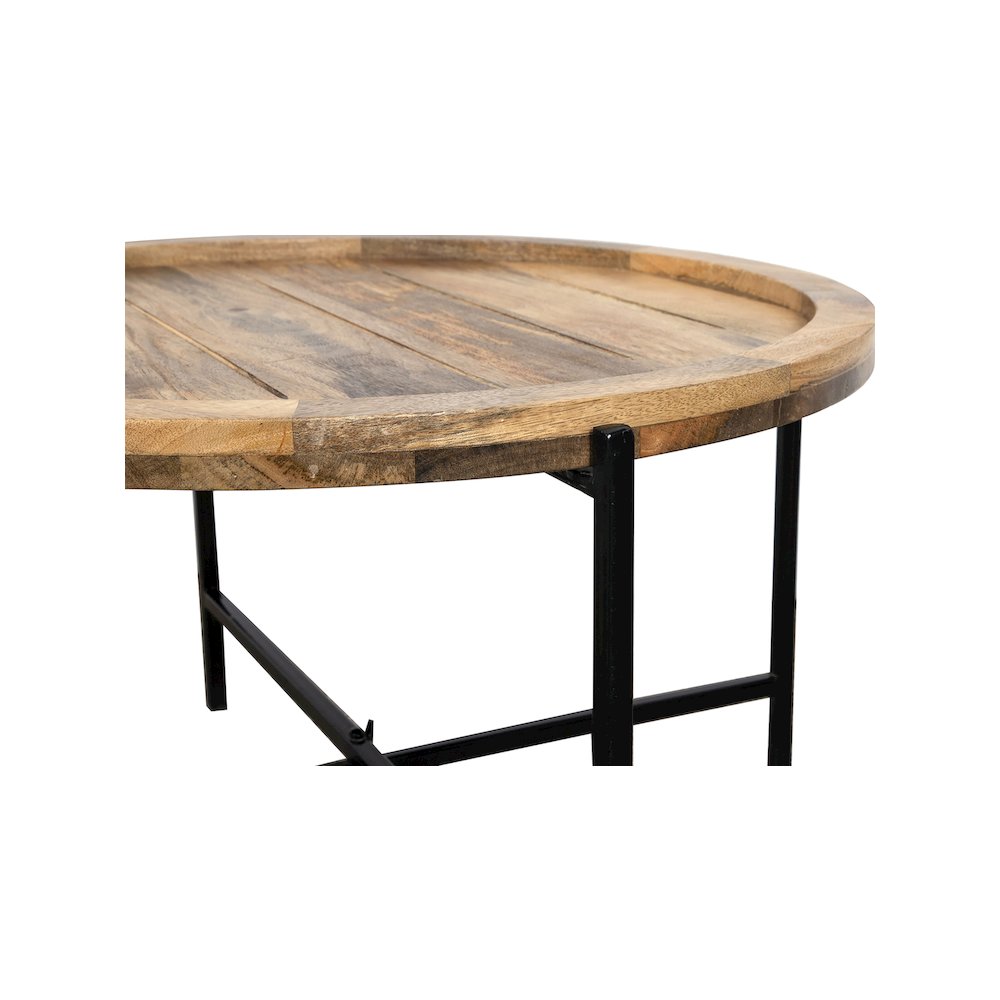 Porter Designs Camden Solid Wood Coffee Table, Natural. Picture 9