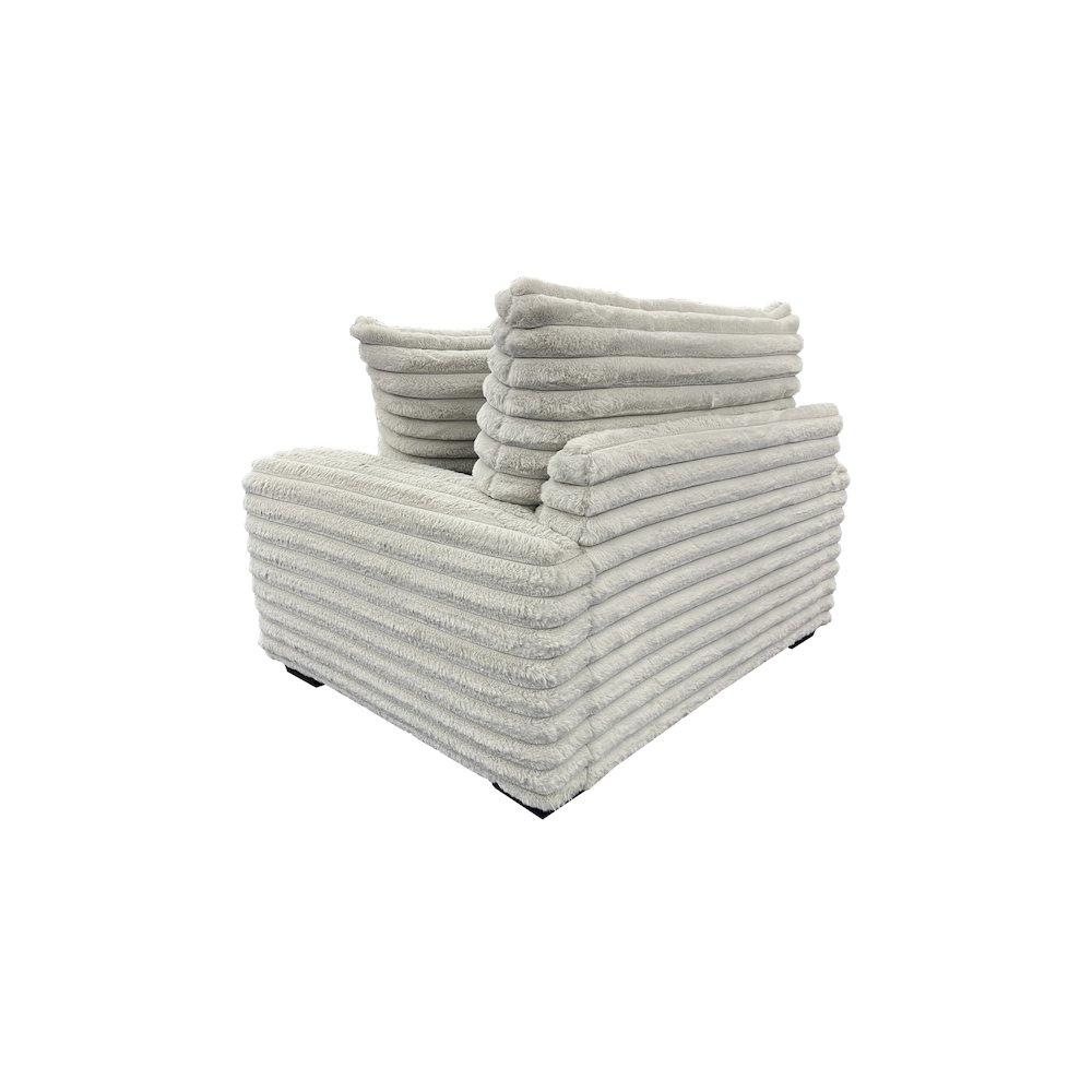 Big Chill Microfiber Chair, Gray. Picture 4