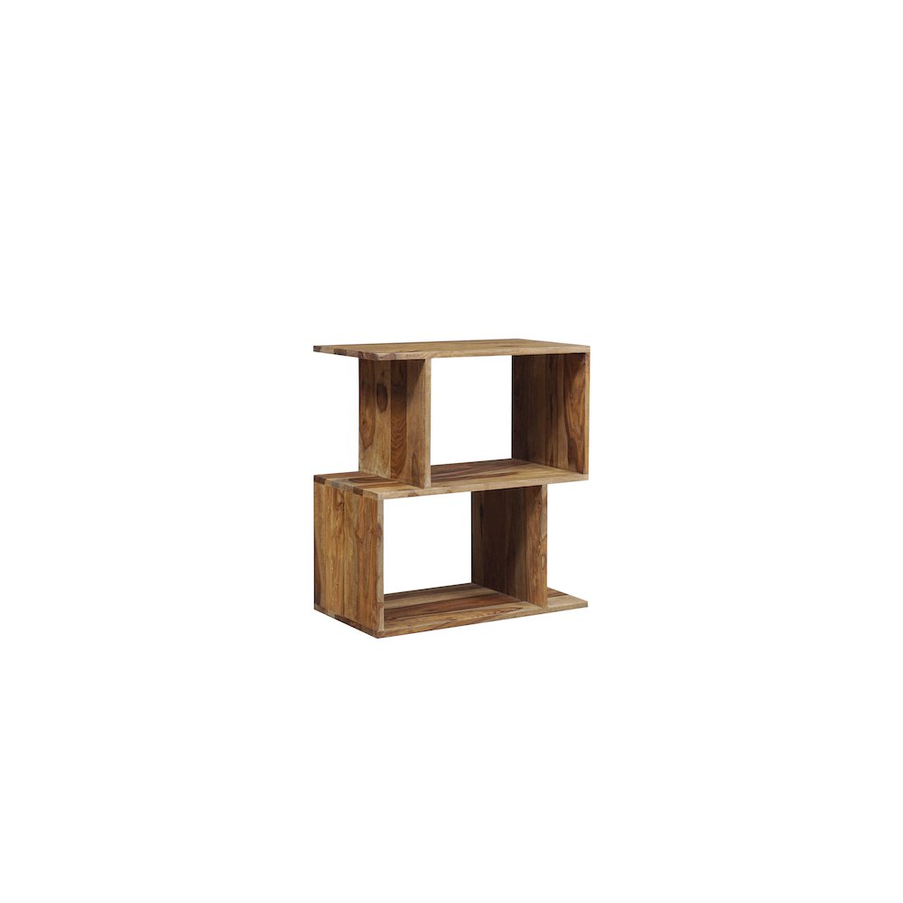 Porter Designs Urban Solid Sheesham Wood Bookcase, Natural. Picture 6