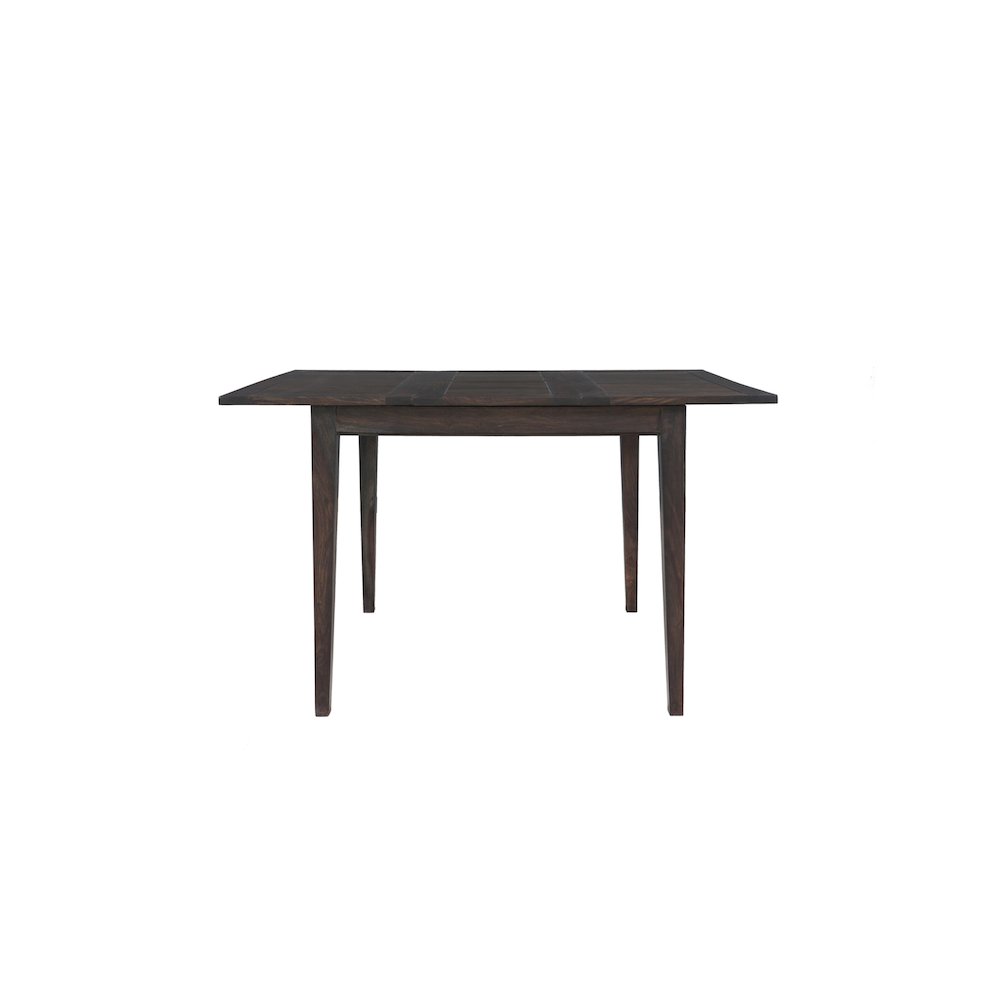 Fall River Solid Sheesham Wood 42" - 60" Butterfly Extension Counter Table, Gray. Picture 4