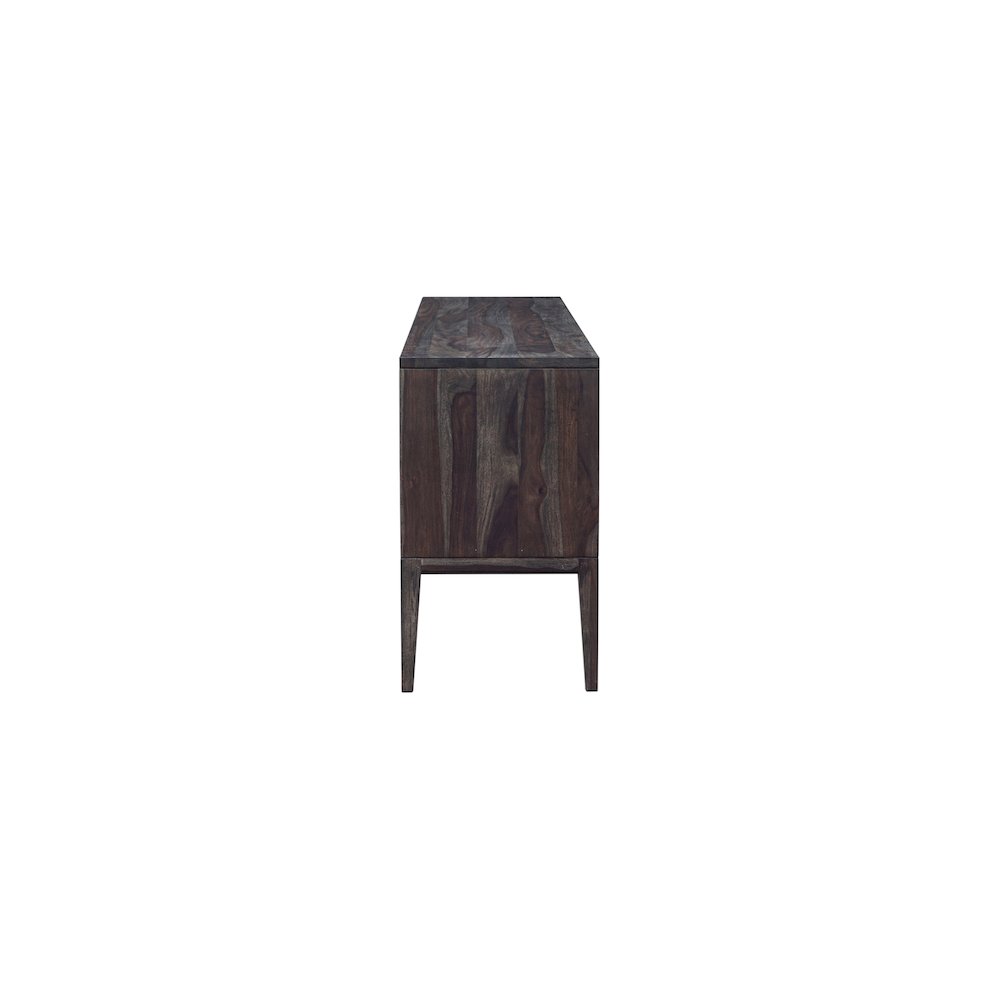 Porter Designs Fall River Solid Sheesham Wood Sideboard, Gray. Picture 3