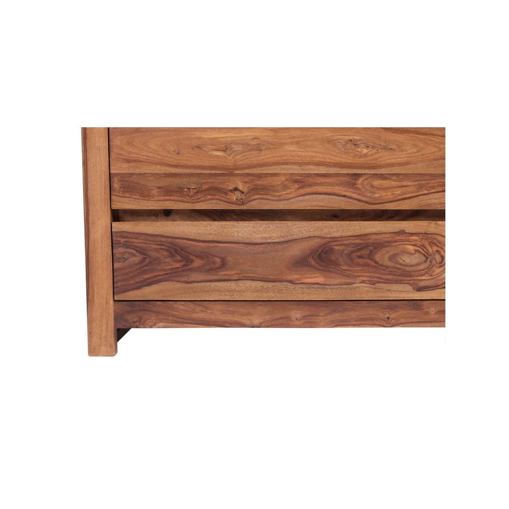 Porter Designs Urban Solid Sheesham Wood Dresser, Natural. Picture 10