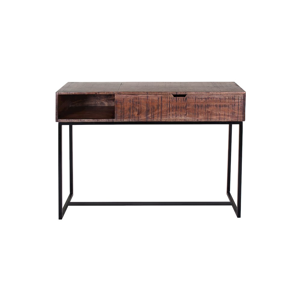 Porter Designs Lakewood Solid Acacia Wood Console Table, Brown. Picture 6
