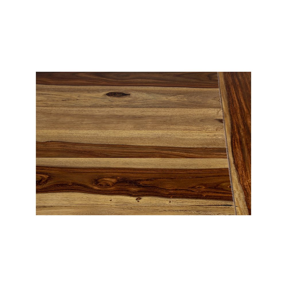 Porter Designs Taos Solid Sheesham Wood 54" Square Counter Table, Natural. Picture 10