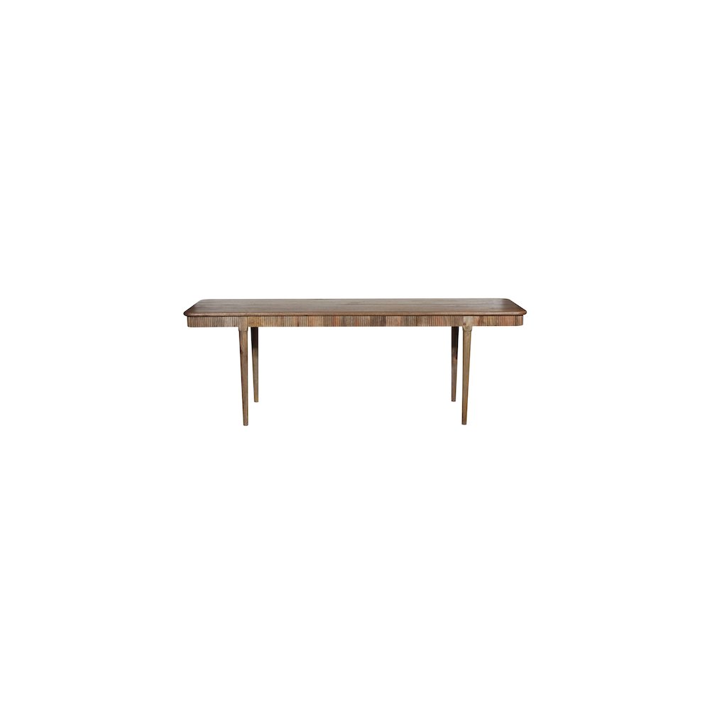 Porter Designs Petra Solid Wood Dining Table, Natural. Picture 2