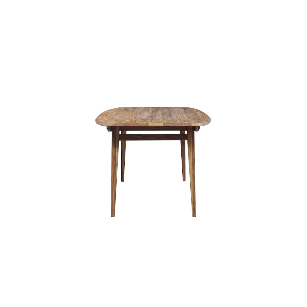 Porter Designs Fusion Solid Sheesham Wood Dining Table, Natural. Picture 4