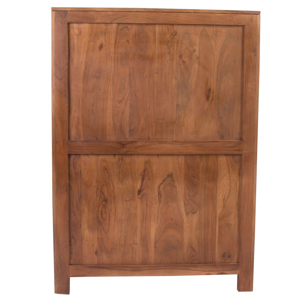 Porter Designs Urban Solid Sheesham Wood Chest, Natural. Picture 5
